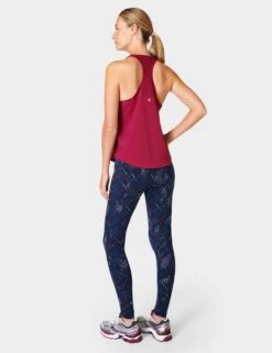 Sweaty Betty Breathe Easy Running Vest - Vamp Red -The Sports Edit sweaty betty breathe easy running vest vamp red sb9123 3