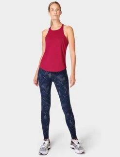 Sweaty Betty Breathe Easy Running Vest - Vamp Red -The Sports Edit sweaty betty breathe easy running vest vamp red sb9123 4