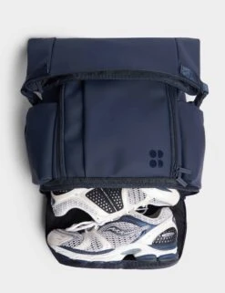 Sweaty Betty City Goer Backpack - Navy Blue -The Sports Edit sweaty betty city goer backpack navy blue sb10076 2