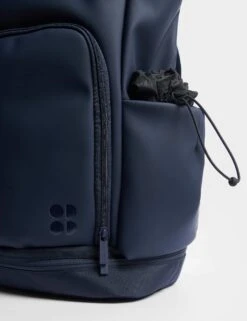 Sweaty Betty City Goer Backpack - Navy Blue -The Sports Edit sweaty betty city goer backpack navy blue sb10076 3