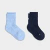 Sweaty Betty Crew Running Socks 2 Pack - Breeze Blue/Navy Blue -The Sports Edit sweaty betty crew running socks 2 pack breeze blue navy blue sb8122 1