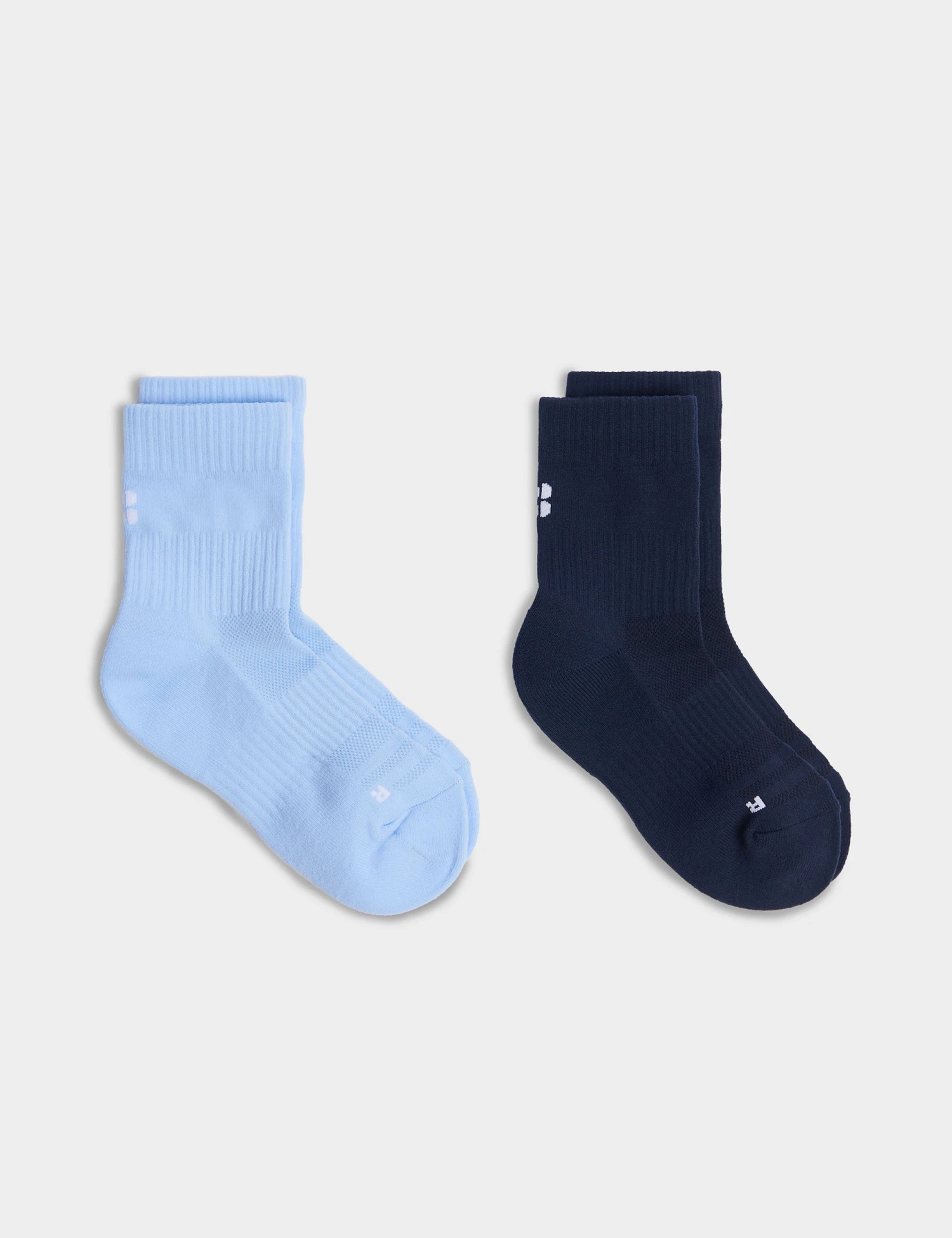 Sweaty Betty Crew Running Socks 2 Pack - Breeze Blue/Navy Blue 3 Sweaty Betty Crew Running Socks 2 Pack - Breeze Blue/Navy Blue