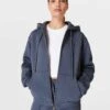 Sweaty Betty Elevated Zip Up Hoody - Endless Blue -The Sports Edit sweaty betty elevated zip up hoody endless blue sb9400 1