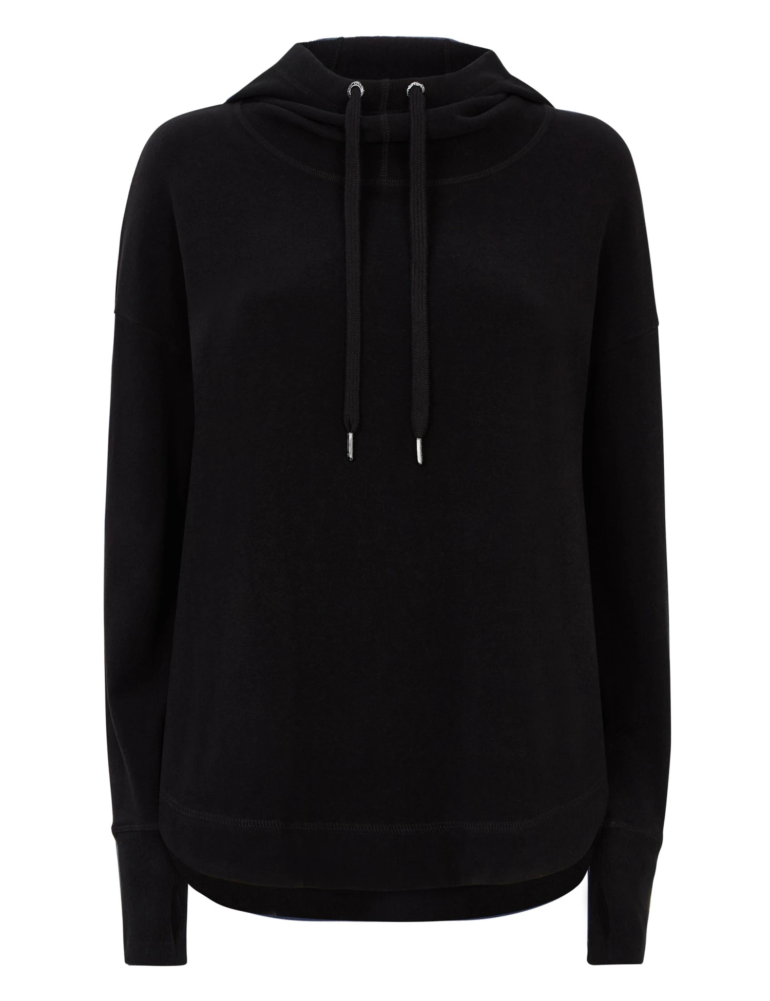 Sweaty Betty Escape Italian Fleece Hoody - Black 8 Sweaty Betty Escape Italian Fleece Hoody - Black - Image 6