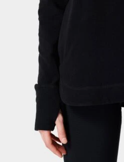 Sweaty Betty Escape Italian Fleece Hoody - Black 10 Sweaty Betty Escape Italian Fleece Hoody - Black -The Sports Edit sweaty betty escape italian fleece hoody black sb6426 4