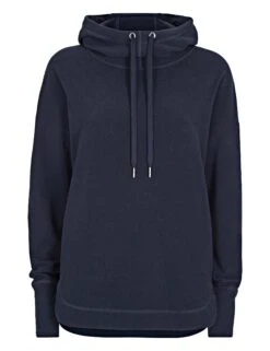 Sweaty Betty Escape Italian Fleece Hoody - Navy Blue -The Sports Edit sweaty betty escape italian fleece hoody navy blue sb6426 2