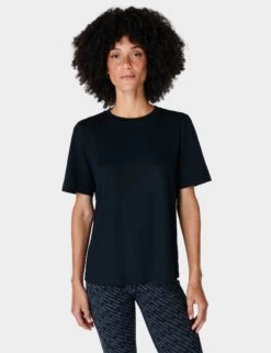 Sweaty Betty Essential Crew Neck T-Shirt - Black