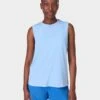 Sweaty Betty Essential Sleeveless Vest - Breeze Blue 1 Sweaty Betty Essential Sleeveless Vest - Breeze Blue -The Sports Edit sweaty betty essential sleeveless vest breeze blue sb9699 1