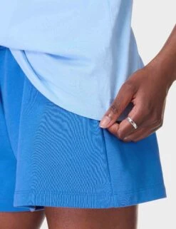 Sweaty Betty Essential Sleeveless Vest - Breeze Blue -The Sports Edit sweaty betty essential sleeveless vest breeze blue sb9699 4