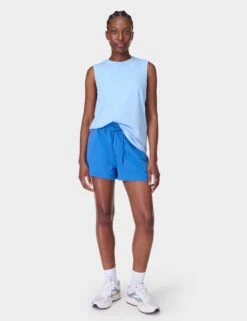 Sweaty Betty Essential Sleeveless Vest - Breeze Blue -The Sports Edit sweaty betty essential sleeveless vest breeze blue sb9699 6