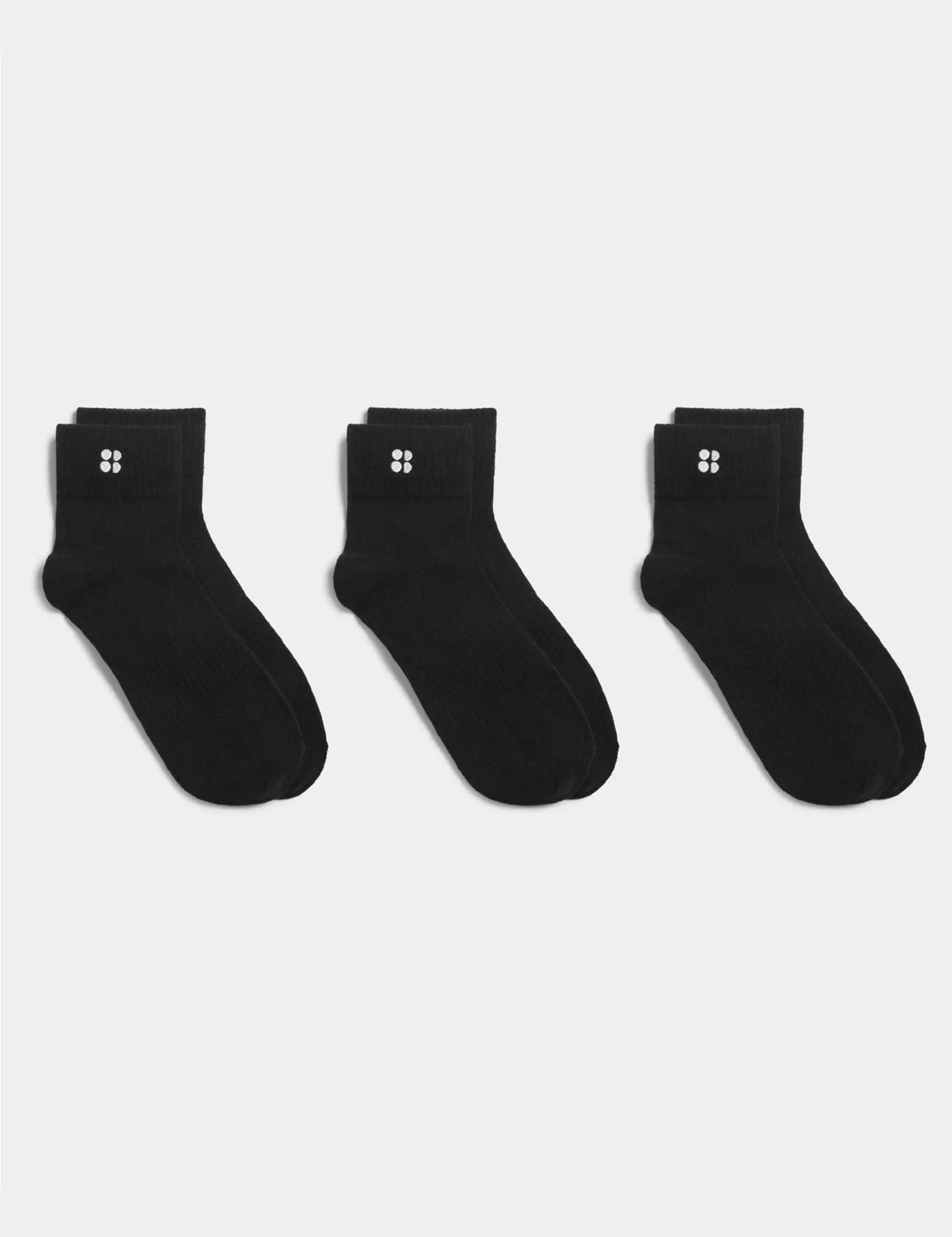 Sweaty Betty Essentials Mid 3 Pack - Black 3 Sweaty Betty Essentials Mid 3 Pack - Black