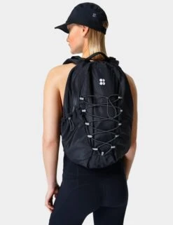 Sweaty Betty Essentials On The Go Backpack - Black -The Sports Edit sweaty betty essentials on the go backpack black sb8874 3