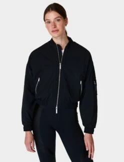 Sweaty Betty Explorer Bomber Jacket - Black