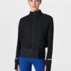 Sweaty Betty Fast Track Running Jacket - Black -The Sports Edit sweaty betty fast track running jacket black sb9712 1