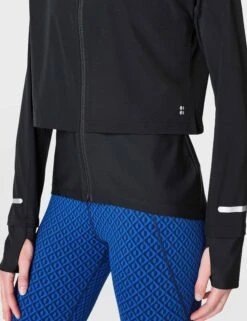 Sweaty Betty Fast Track Running Jacket - Black -The Sports Edit sweaty betty fast track running jacket black sb9712 7