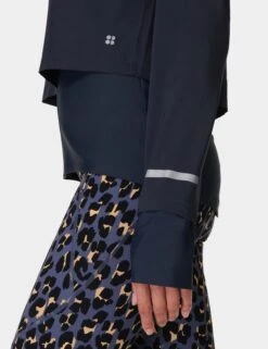Sweaty Betty Fast Track Running Jacket - Navy Blue -The Sports Edit sweaty betty fast track running jacket navy blue sb9712 4274 5