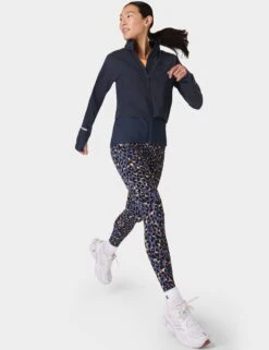Sweaty Betty Fast Track Running Jacket - Navy Blue -The Sports Edit sweaty betty fast track running jacket navy blue sb9712 4274 7