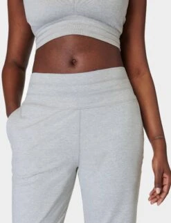 Sweaty Betty Gaia Yoga Pants - Light Grey Marl -The Sports Edit sweaty betty gaia yoga pants light grey marl sb9555 5