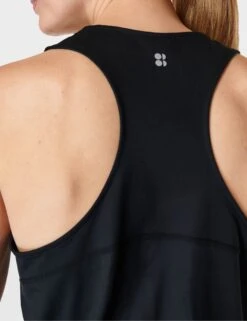 Sweaty Betty Gaia Yoga Vest - Black -The Sports Edit sweaty betty gaia yoga vest black sb9561 6