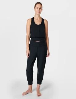 Sweaty Betty Gaia Yoga Vest - Black -The Sports Edit sweaty betty gaia yoga vest black sb9561 7