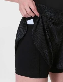 Sweaty Betty Get Set 2-in-1 Multi-Train Shorts - Grey Hybrid Leopard Print -The Sports Edit sweaty betty get set 2 in 1 multi train shorts grey leopard print sb10172a 6