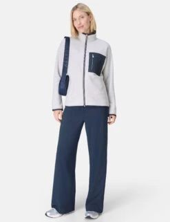Sweaty Betty Mallow Zip Through - Mottled Grey/Navy Blue 15 Sweaty Betty Mallow Zip Through - Mottled Grey/Navy Blue -The Sports Edit sweaty betty mallow zip through lily white marl sb10233 8