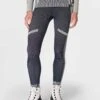 Sweaty Betty Modal Chevron Base Layer Legging - Navy Blue Studio White -The Sports Edit sweaty betty modal chevron base layer legging blue white sb9845 1