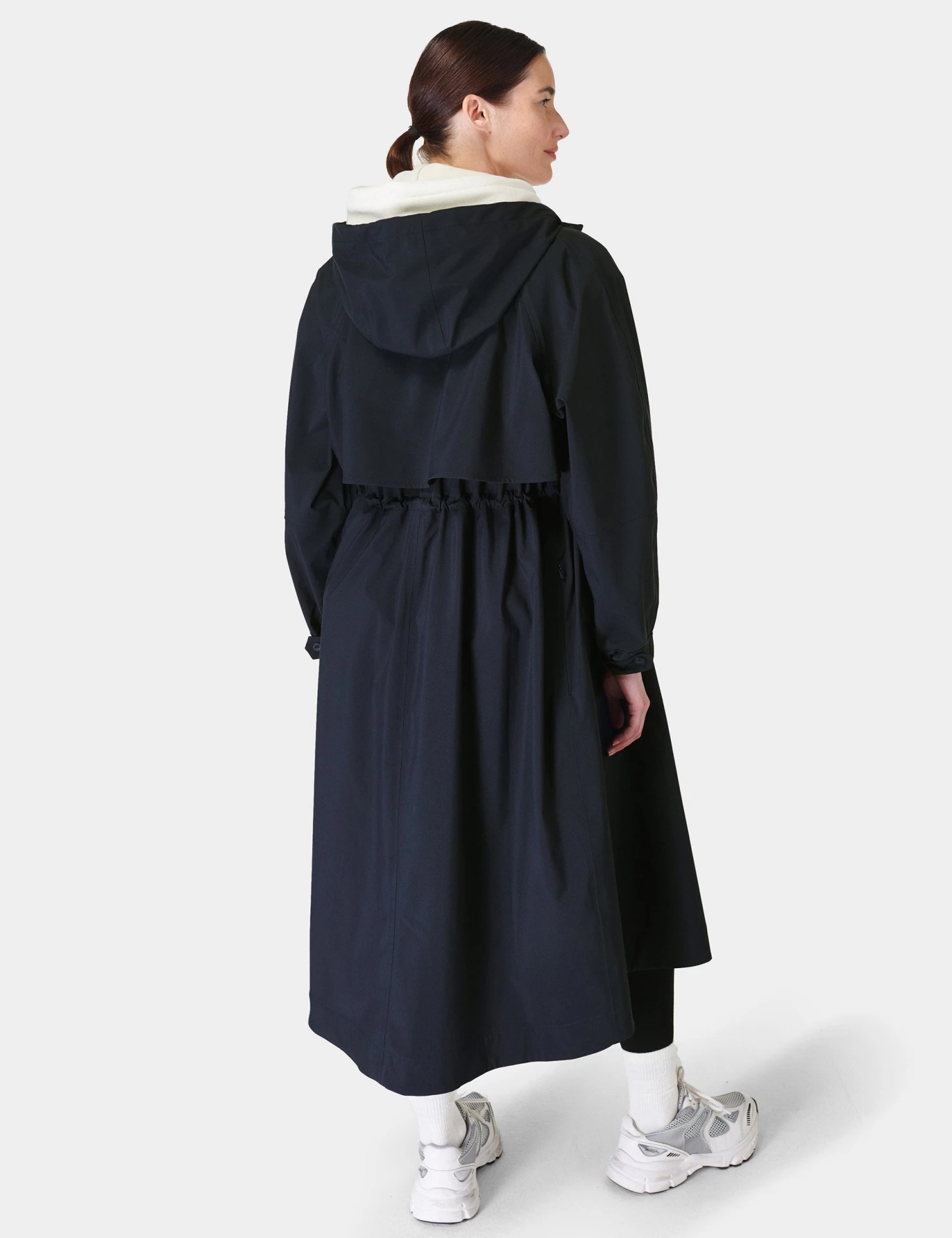 Sweaty Betty Motion Longline Parka - French Navy Blue 5 Sweaty Betty Motion Longline Parka - French Navy Blue - Image 3