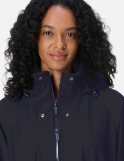 Sweaty Betty Motion Technical Longline Parka - French Navy -The Sports Edit sweaty betty motion technical longline parka french navy sb10393 3