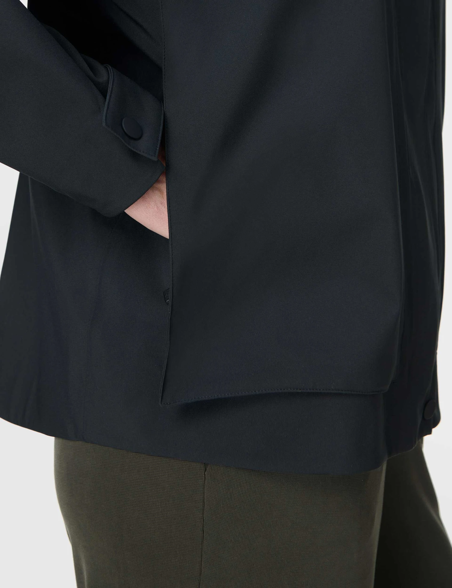 Sweaty Betty Motion Waterproof Cropped Parka - Black 7 Sweaty Betty Motion Waterproof Cropped Parka - Black - Image 5