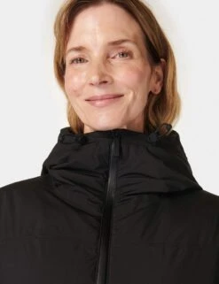 Sweaty Betty Nimbus Longline Puffer - Black -The Sports Edit sweaty betty nimbus longline puffer black sb9899 3