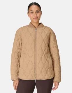 Sweaty Betty On The Move Jacket - Golden Beige