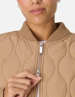 Sweaty Betty On The Move Jacket - Golden Beige -The Sports Edit sweaty betty on the move jacket golden beige sb10379 3