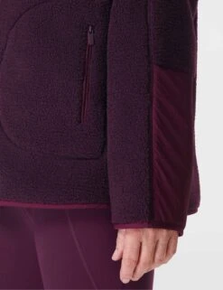 Sweaty Betty Plush Textured Zip Up - Midnight Cherry Purple 14 Sweaty Betty Plush Textured Zip Up - Midnight Cherry Purple -The Sports Edit sweaty betty plush textured zip up midnight cherry purple sb10012 5