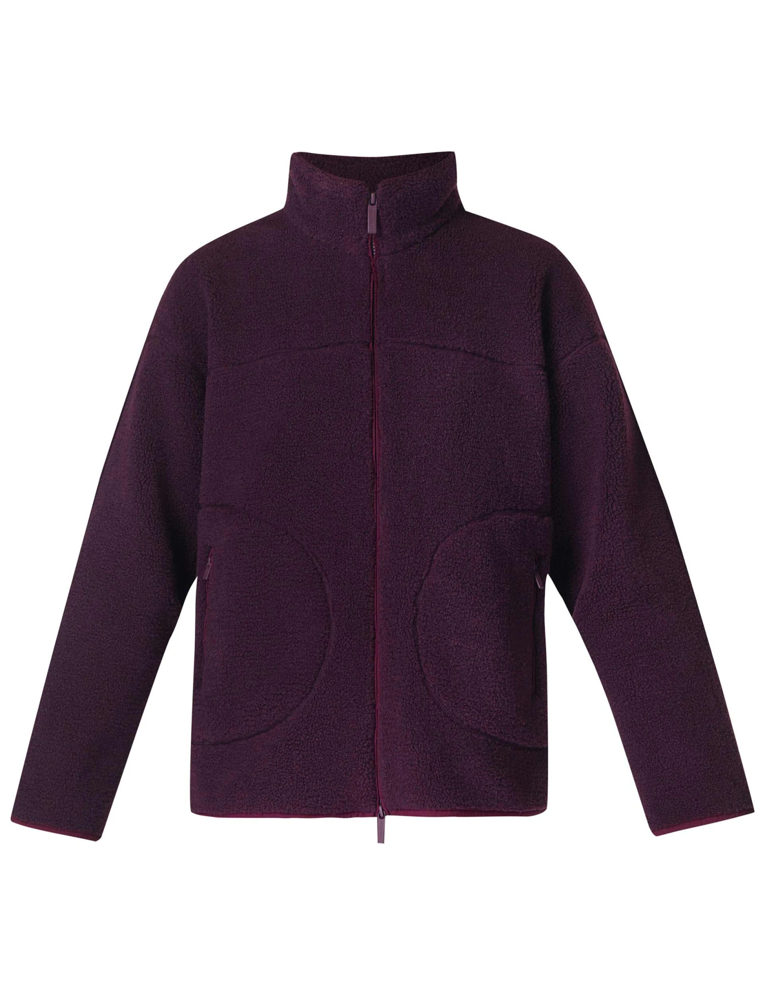 Sweaty Betty Plush Textured Zip Up - Midnight Cherry Purple 10 Sweaty Betty Plush Textured Zip Up - Midnight Cherry Purple - Image 8