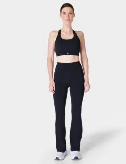 Sweaty Betty Power 32 Workout Boot Cut Trouser - Black -The Sports Edit sweaty betty power 32 workout boot cut trouser black sb9218 2