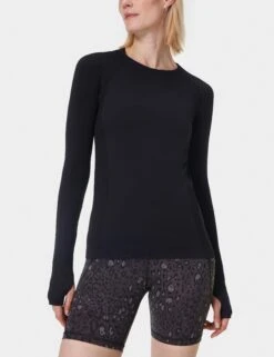 Sweaty Betty Power 6" Cycling Shorts - Black Luxe Leopard 15 Sweaty Betty Power 6" Cycling Shorts - Black Luxe Leopard -The Sports Edit sweaty betty power 6in cycling shorts black luxe leopard 2 sb4822p 4