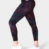 Sweaty Betty Power 7/8 Gym Leggings - Black Gradient Dot Print