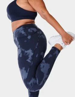 Sweaty Betty Power 7/8 Gym Leggings - Blue Fade Print 10 Sweaty Betty Power 7/8 Gym Leggings - Blue Fade Print -The Sports Edit sweaty betty power 7 8 gym leggings blue fade print sb5400 2