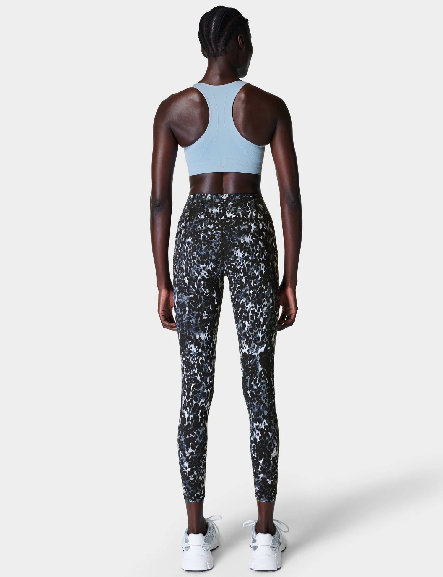 Sweaty Betty Power 7/8 Gym Leggings - Grey Dapple Print 9 Sweaty Betty Power 7/8 Gym Leggings - Grey Dapple Print - Image 7