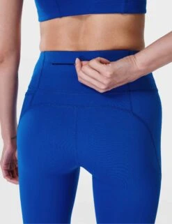 Sweaty Betty Power 7/8 Gym Leggings - Lightning Blue -The Sports Edit sweaty betty power 7 8 gym leggings lightning blue sb5400 3