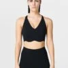 Sweaty Betty Power Contour Plunge Bra - Black -The Sports Edit sweaty betty power contour plunge bra black sb8557 1