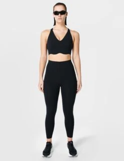 Sweaty Betty Power Contour Plunge Bra - Black -The Sports Edit sweaty betty power contour plunge bra black sb8557 6