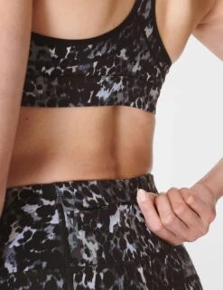 Sweaty Betty Power Cropped Gym Leggings - Grey Dapple Print -The Sports Edit sweaty betty power cropped gym leggings grey dapple print sb4564p 4