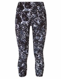 Sweaty Betty Power Cropped Gym Leggings - Grey Dapple Print -The Sports Edit sweaty betty power cropped gym leggings grey dapple print sb4564p 8