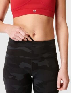 Sweaty Betty Power Gym Leggings - Ultra Black Camo Print -The Sports Edit sweaty betty power gym leggings ultra black camo sb5400 5