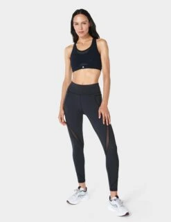 Sweaty Betty Power Icon Running Bra - Black -The Sports Edit sweaty betty power icon running bra black sb8395 5