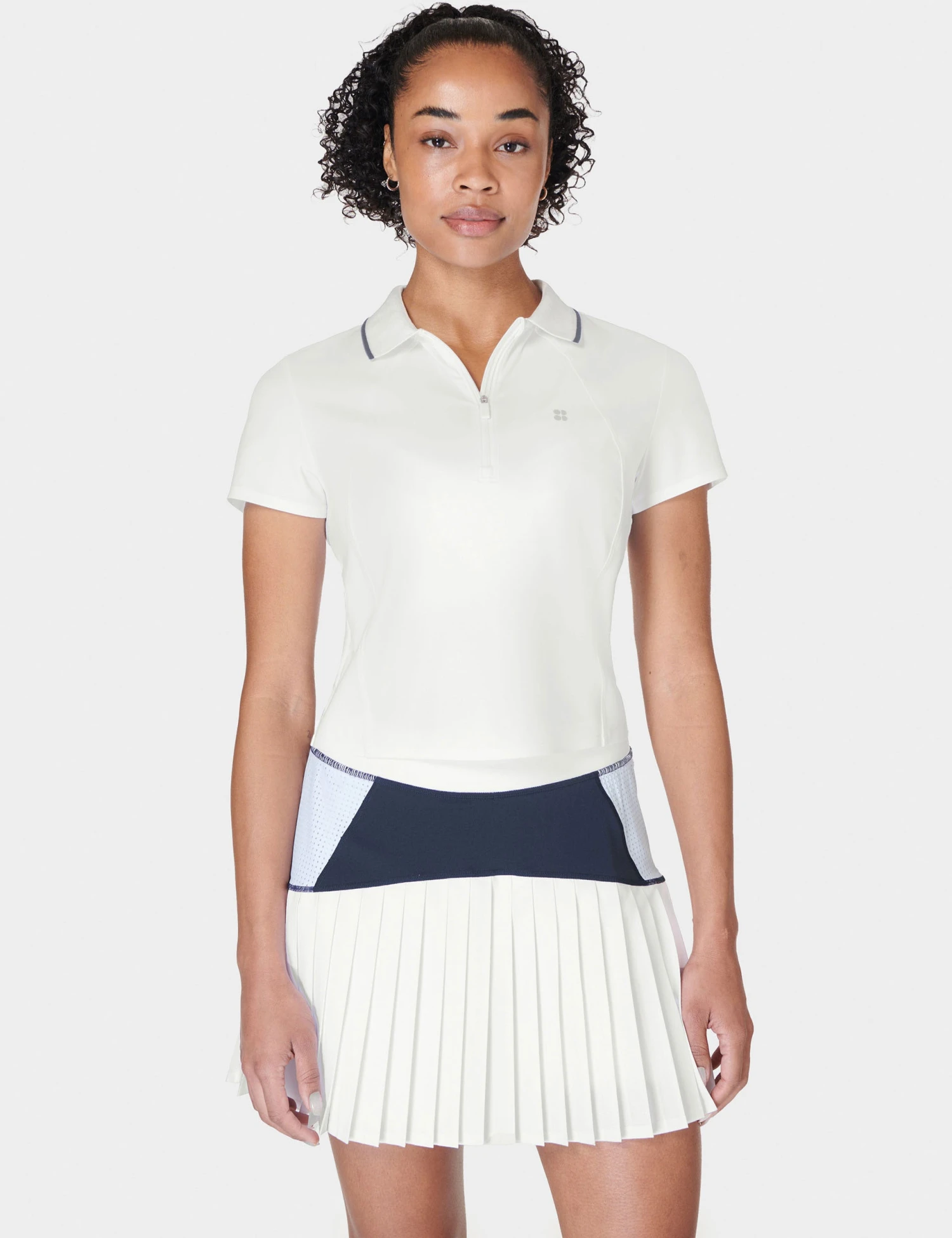 Sweaty Betty Power Match Point Tennis T-Shirt - White 3 Sweaty Betty Power Match Point Tennis T-Shirt - White