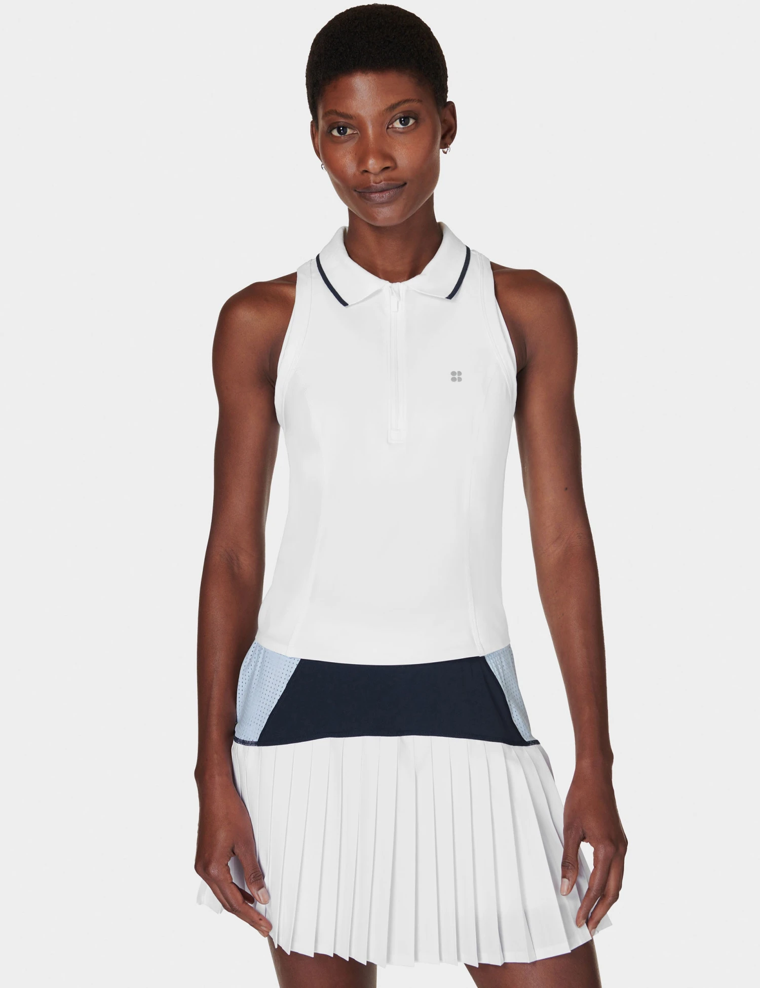 Sweaty Betty Power Match Point Tennis Vest - White 3 Sweaty Betty Power Match Point Tennis Vest - White