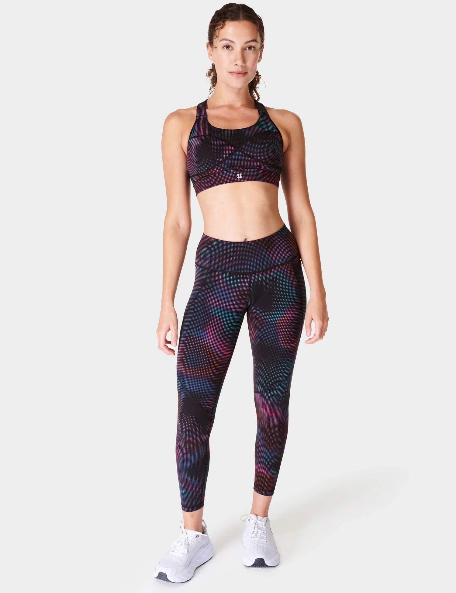 Sweaty Betty Power Medium Support Sports Bra - Black Radient Dot Print 7 Sweaty Betty Power Medium Support Sports Bra - Black Radient Dot Print - Image 5